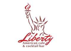 Логотип Американское кафе "Liberty"